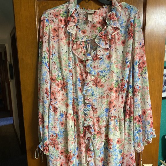 Short Ruffled Dress - Picture 4 of 5